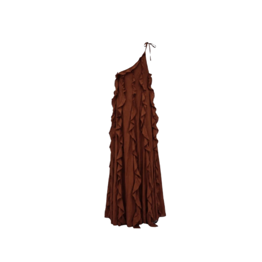 Vestido Marrom Staud