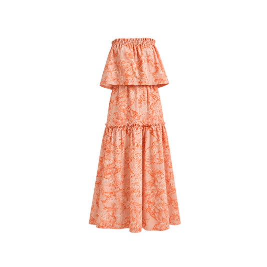 Vestido Longo Estampado Adriana Degreas