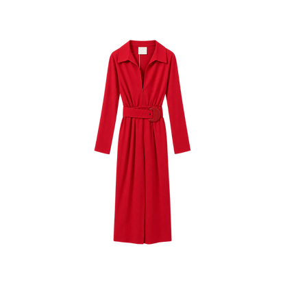Macacão Vermelho Paula Raia