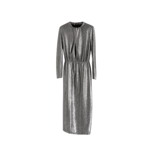 Vestido Prateado Pade D