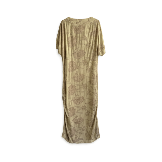 Vestido Pelotas Bege Onni