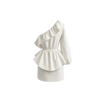 Vestido Ombro Único Paula Raia