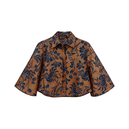 Camisa Listrada Floral Cruise