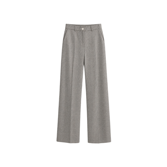 Calça Reta Xadrez Le Soleil D`Été