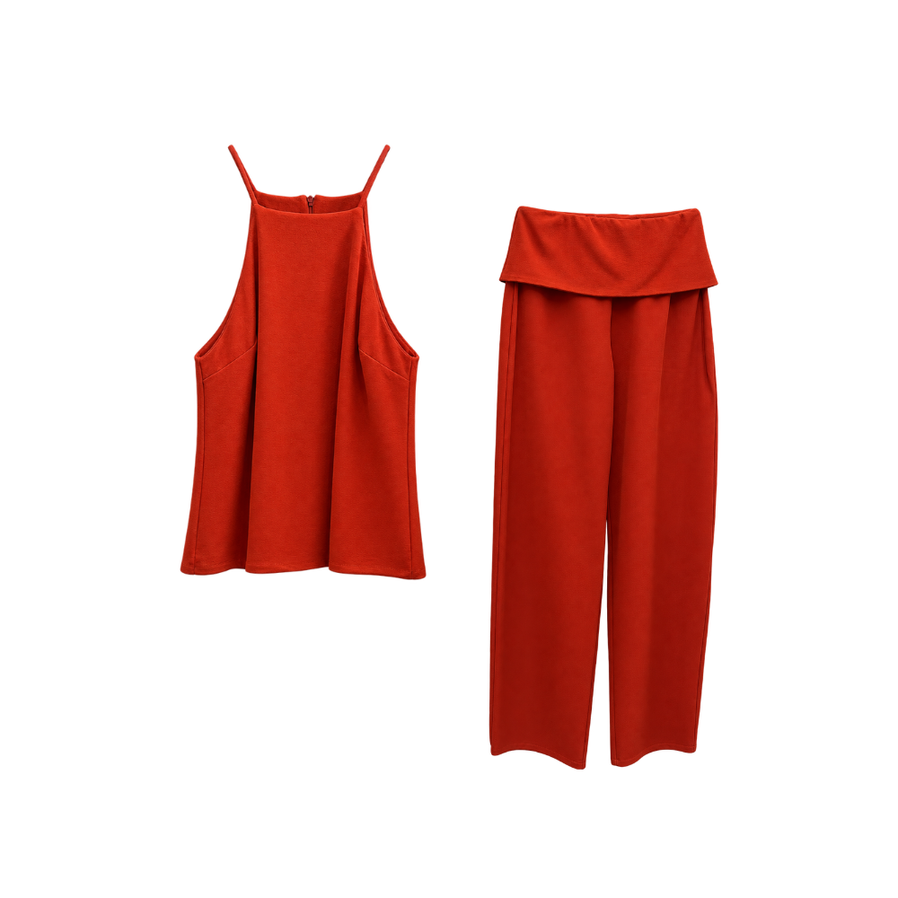 Conjunto Laranja Cris Barros