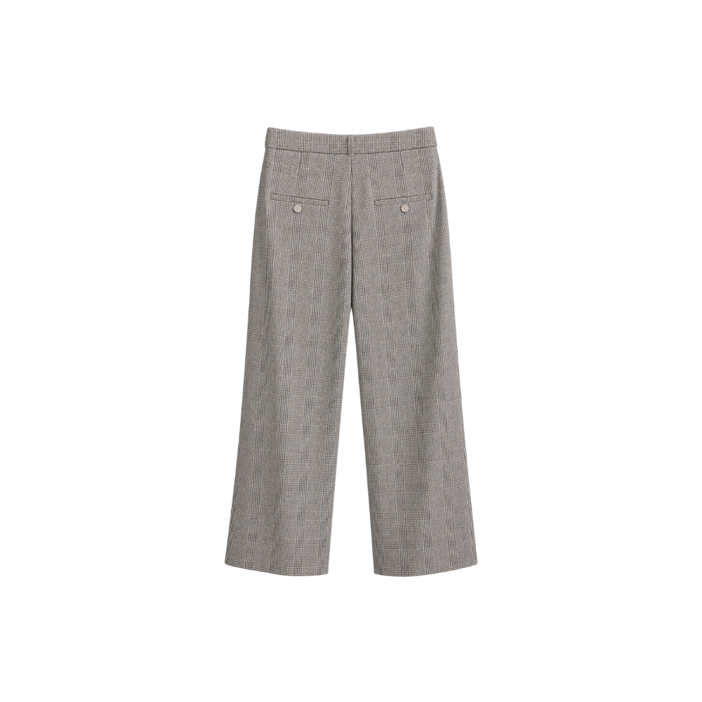 Calça Reta Xadrez Le Soleil D`Été