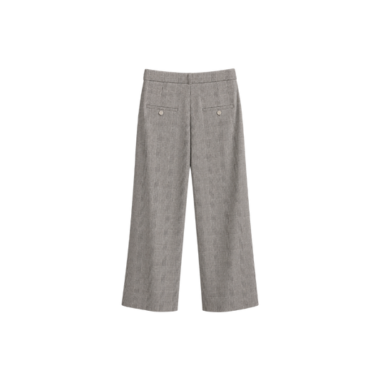 Calça Reta Xadrez Le Soleil D`Été