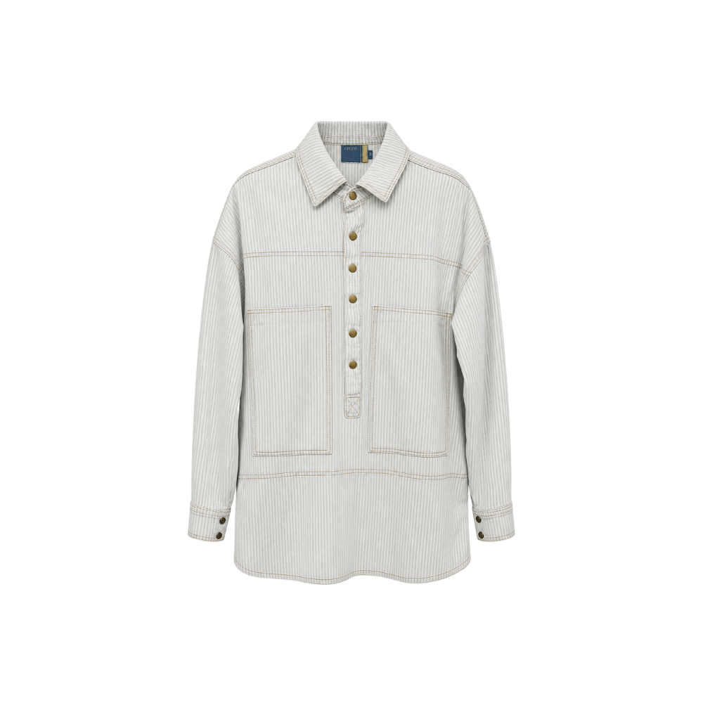 Jaqueta Listrada Jeans Cruise