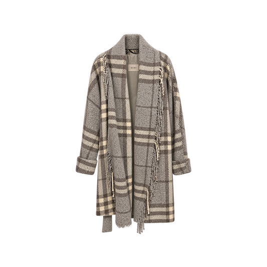 Casaco com Franjas Burberry