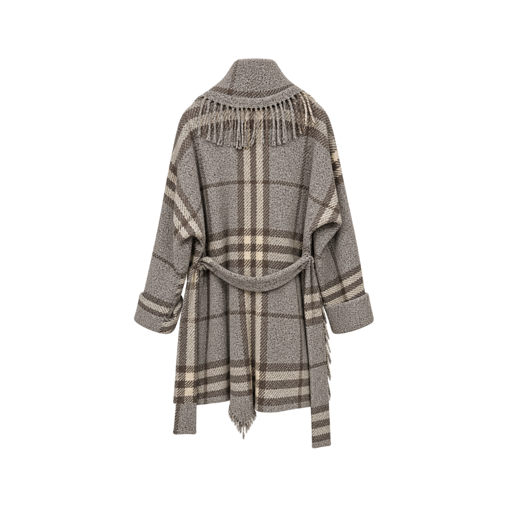 Casaco com Franjas Burberry