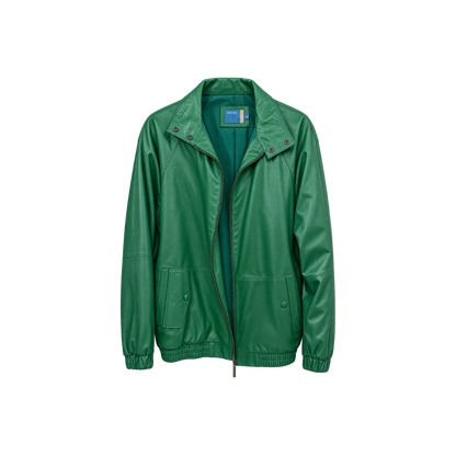 Jaqueta Oversized Bomber Couro Cruise