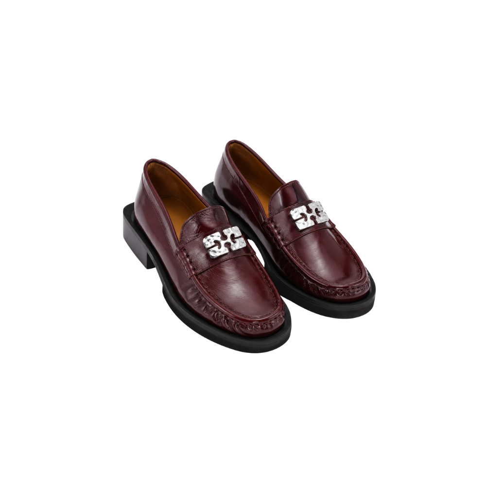 Mocassim Vinho Ganni