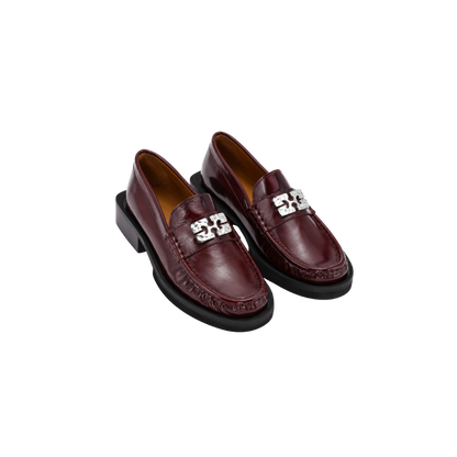 Mocassim Vinho Ganni