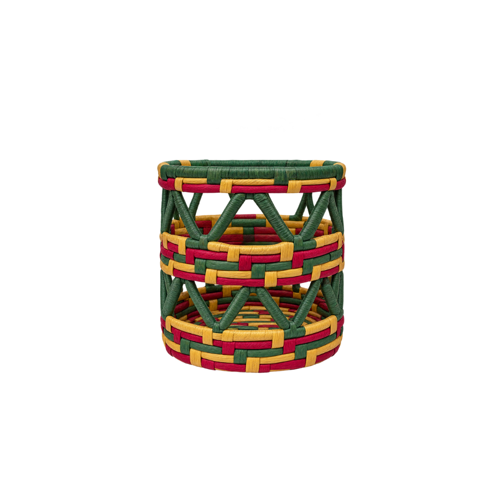 Bolsa Cesta de Palha Nannacay