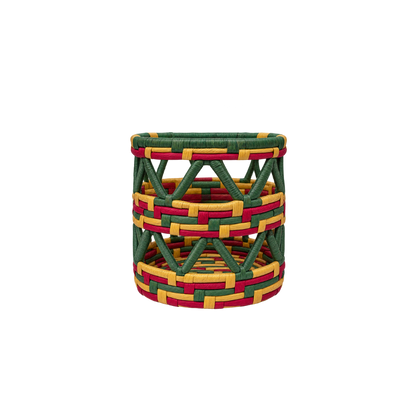 Bolsa Cesta de Palha Nannacay