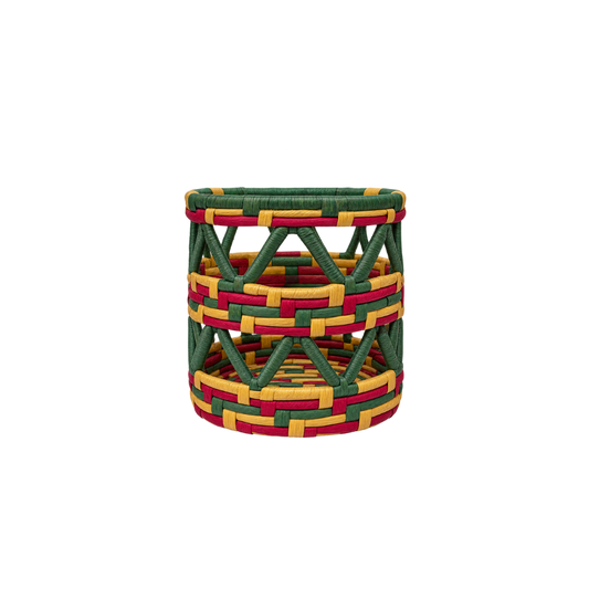 Bolsa Cesta de Palha Nannacay