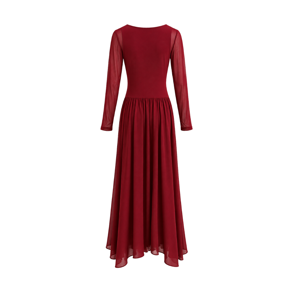 Vestido Vinho Cris Barros