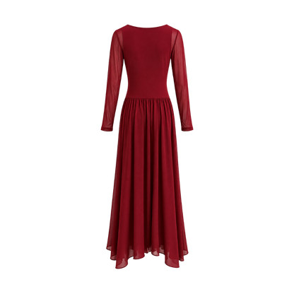 Vestido Vinho Cris Barros