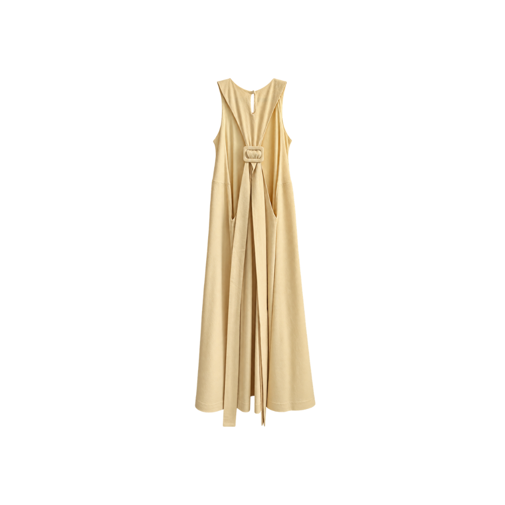 Vestido Midi Paula Raia Amarelo