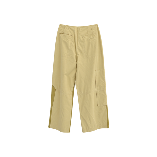 Calça Bicolor Verde Zara