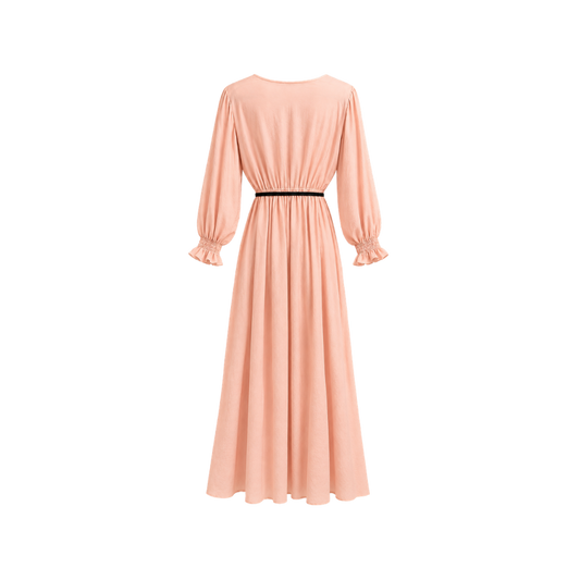 Vestido Rosé Bufante Paula Raia