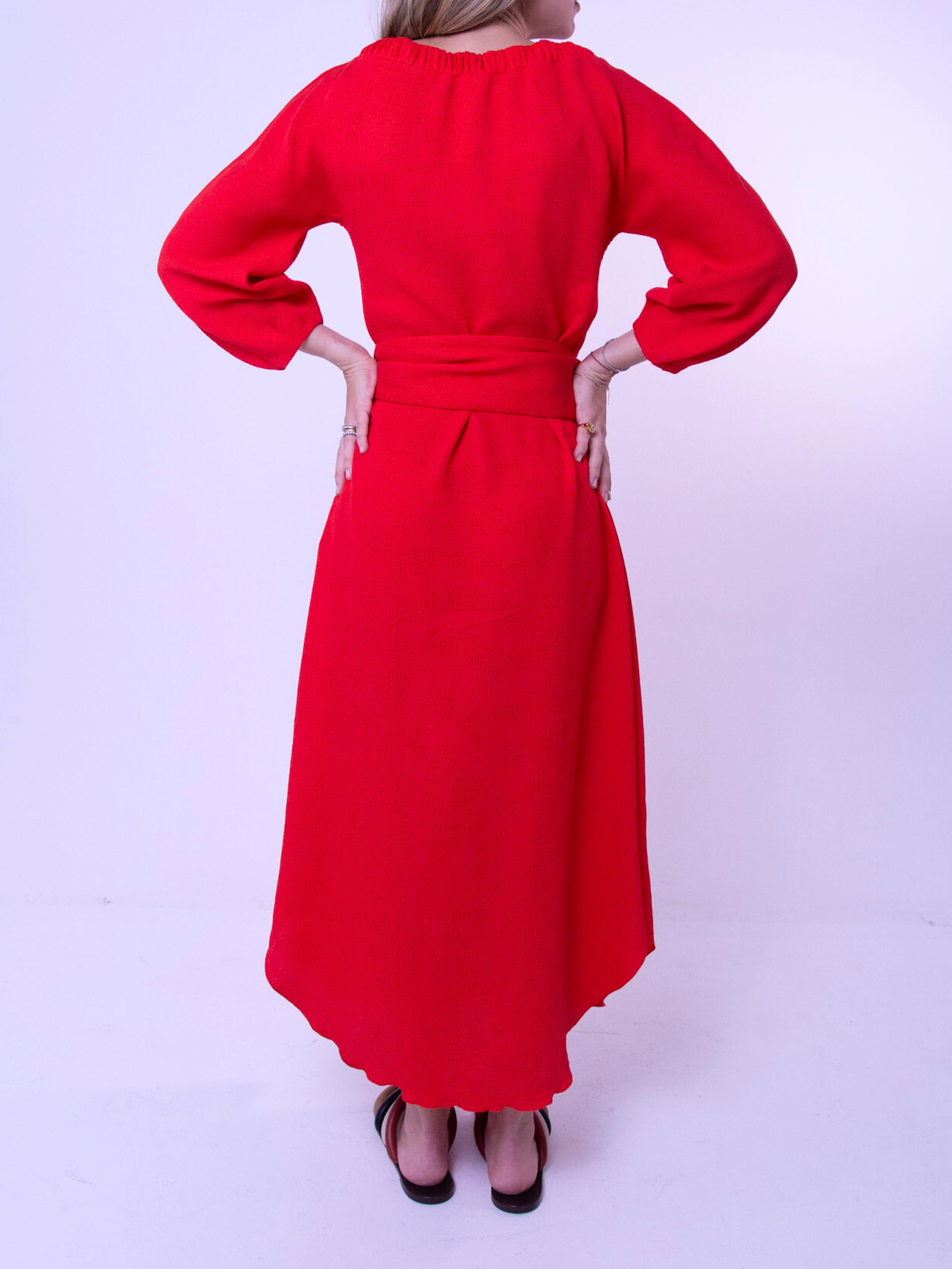 Vestido Laranja Cris Barros