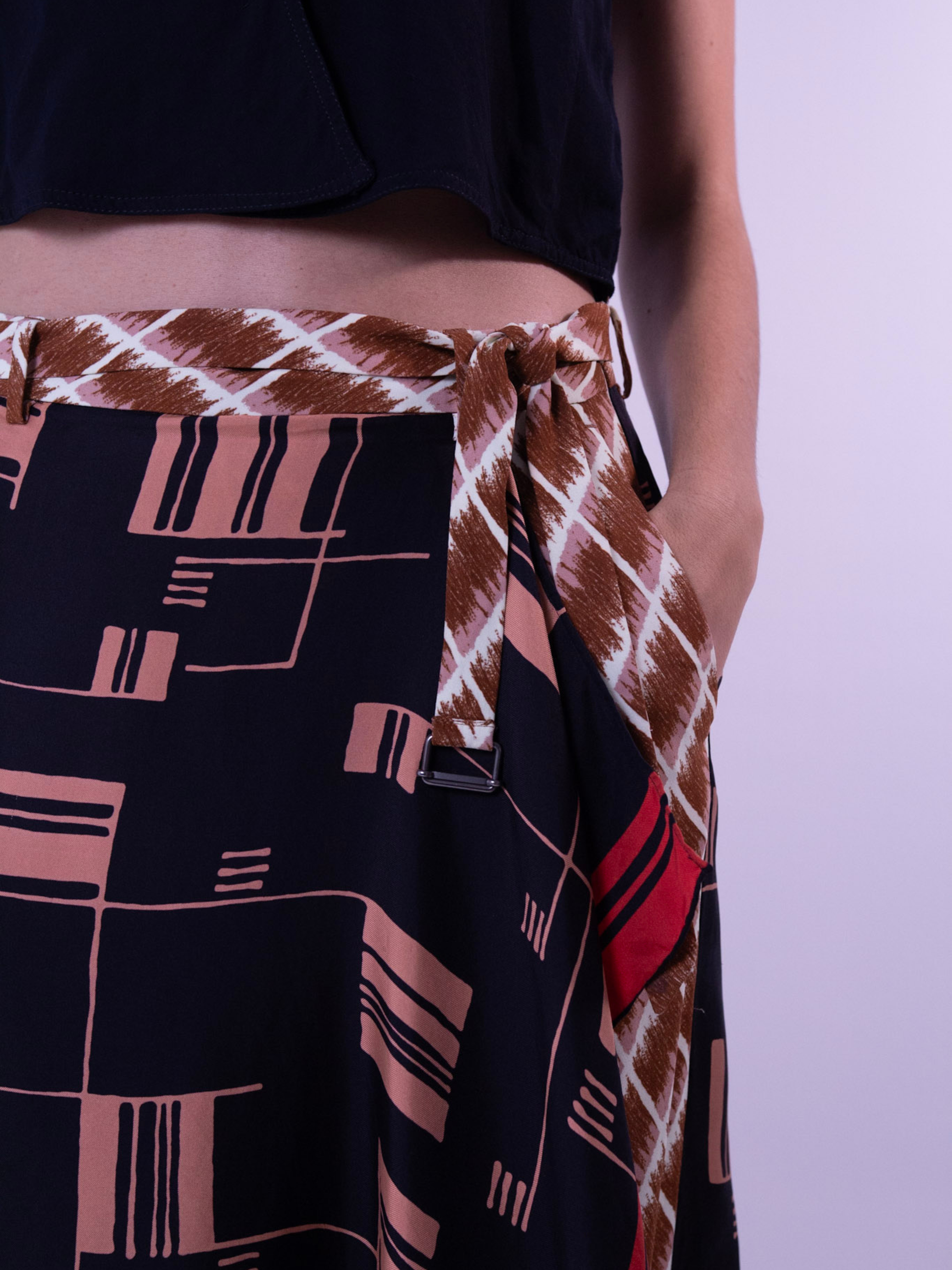 Calça Estampada Dries Von Noten