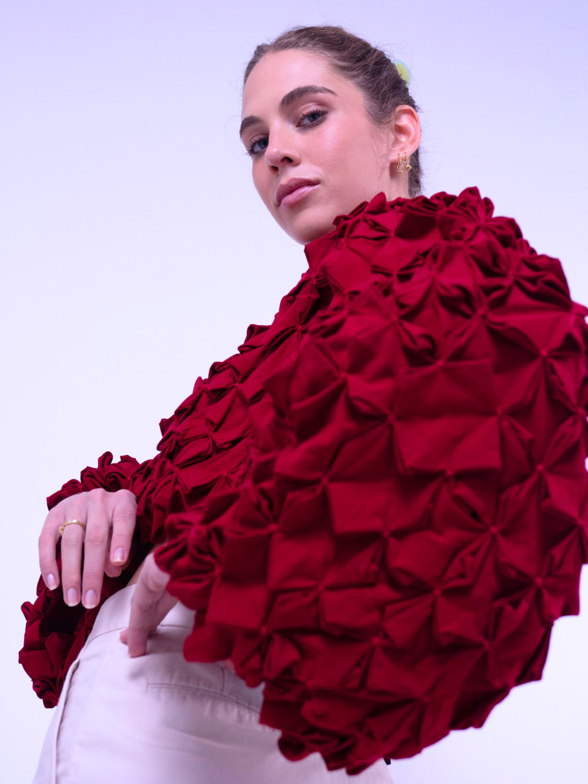 Top Botonê Vermelho Chaouiche