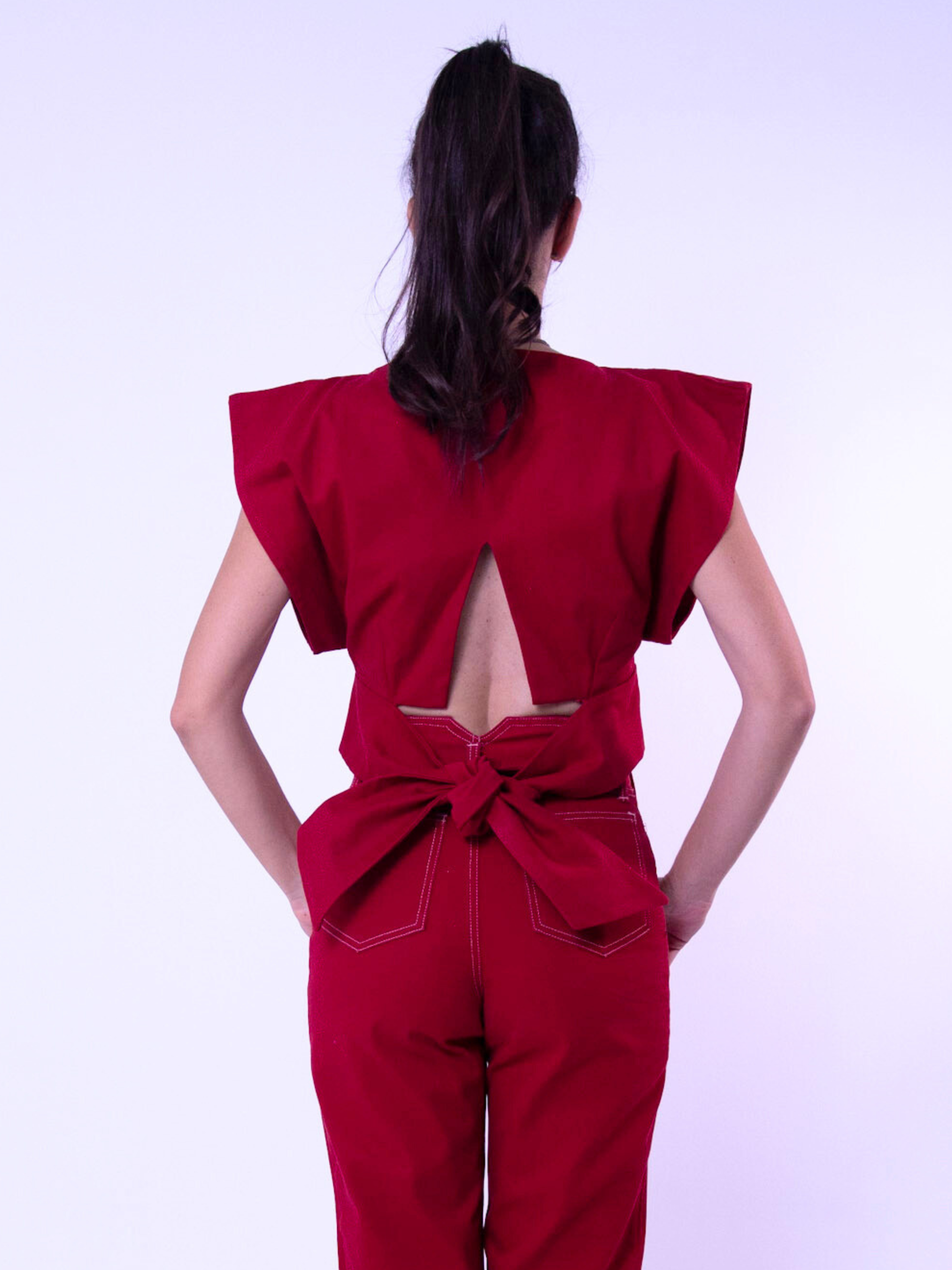 Top Vermelho Chaouiche