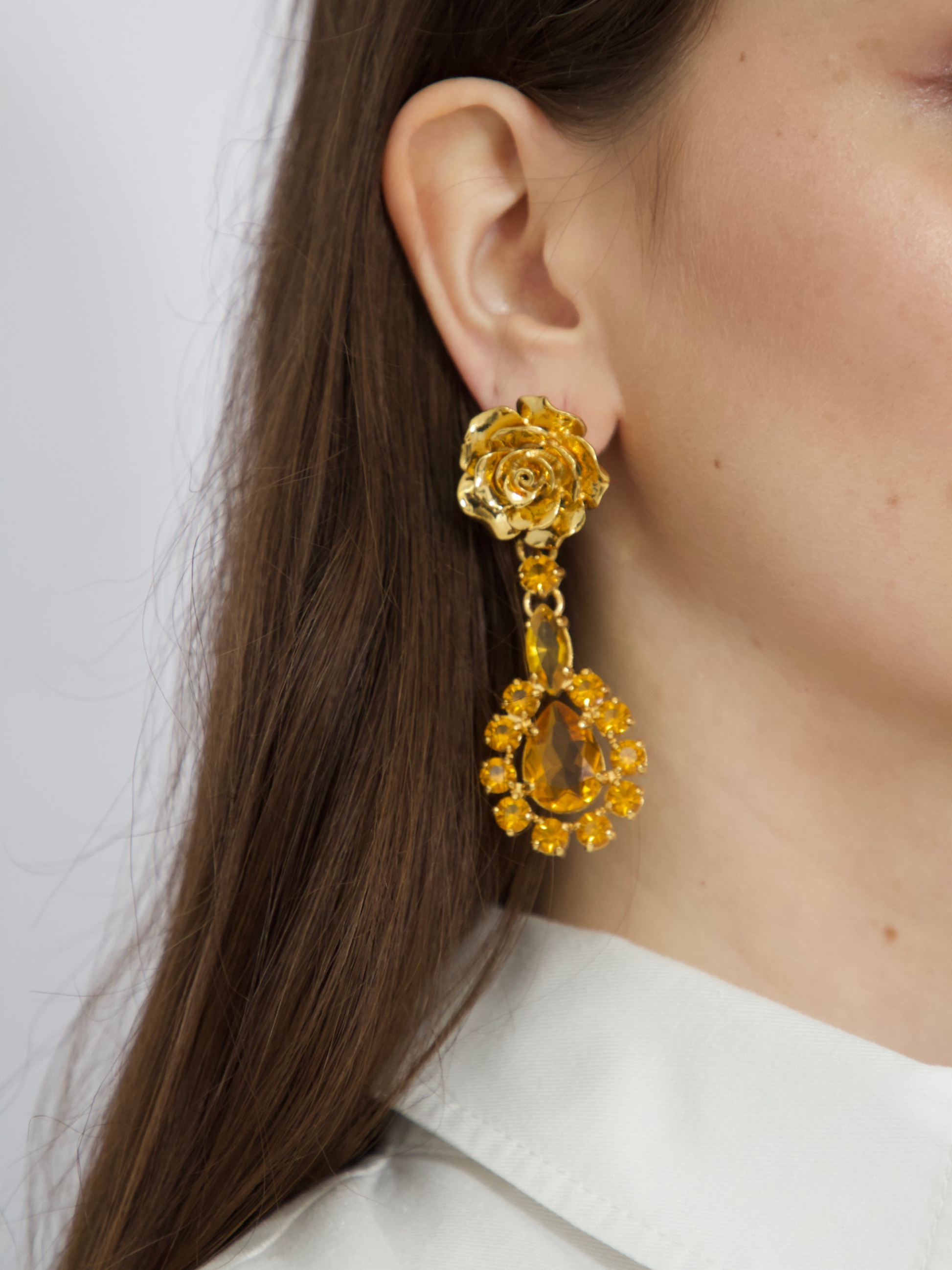 Brinco Dourado Prada