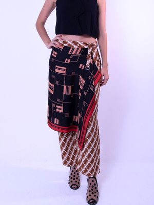 Calça Estampada Dries Von Noten