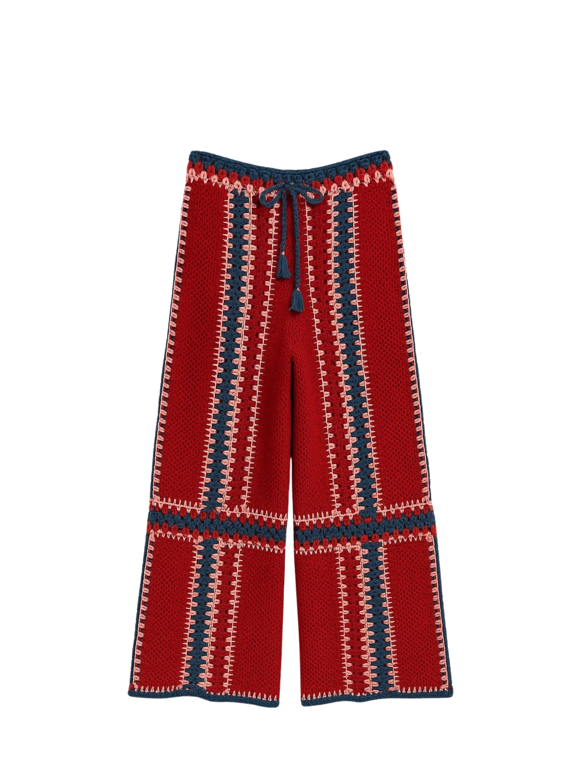 Calça de Crochê Colorida Allmost Vintage