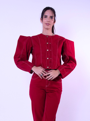 Jaqueta Vermelha Chaouiche