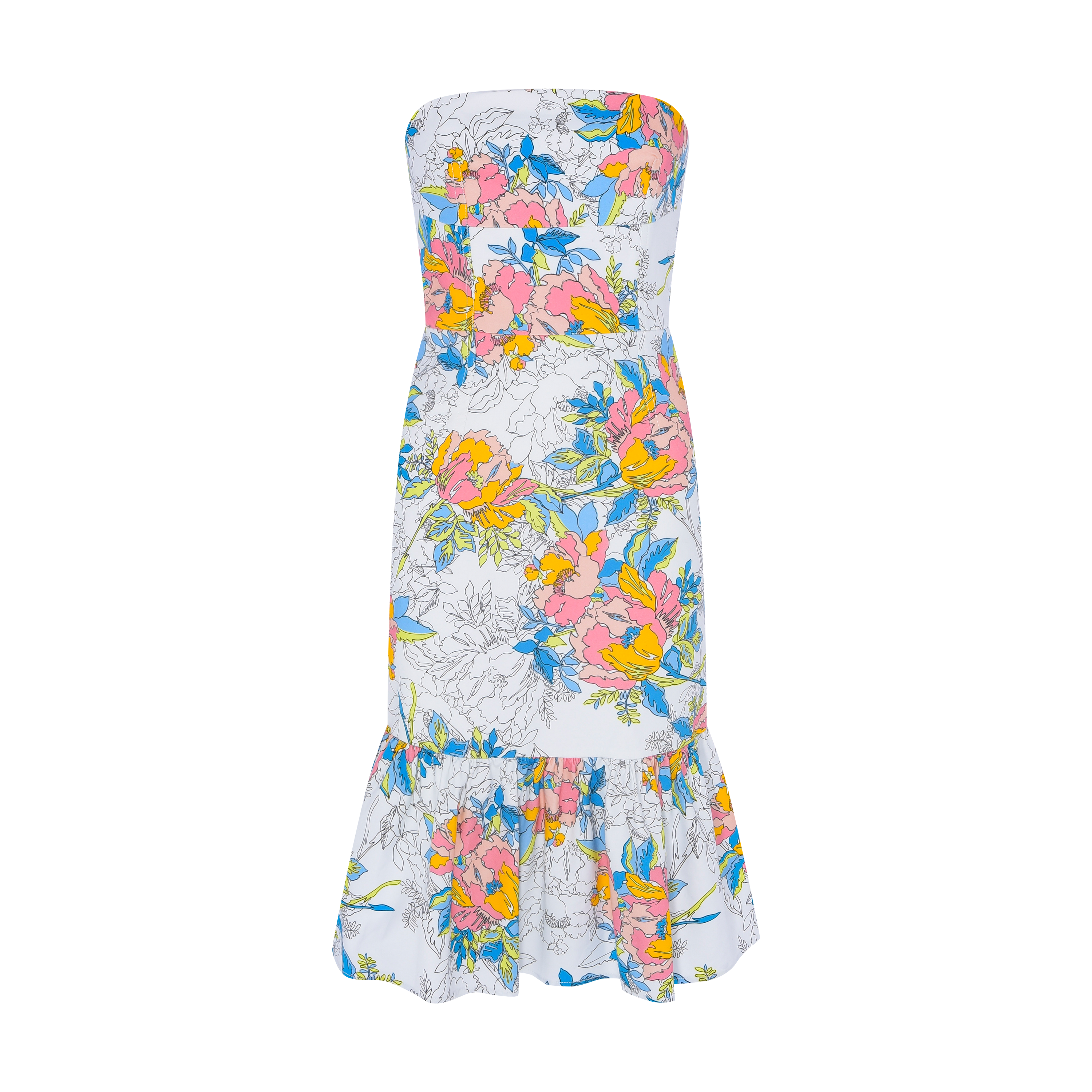 Vestido Estampado Reinaldo Lourenço