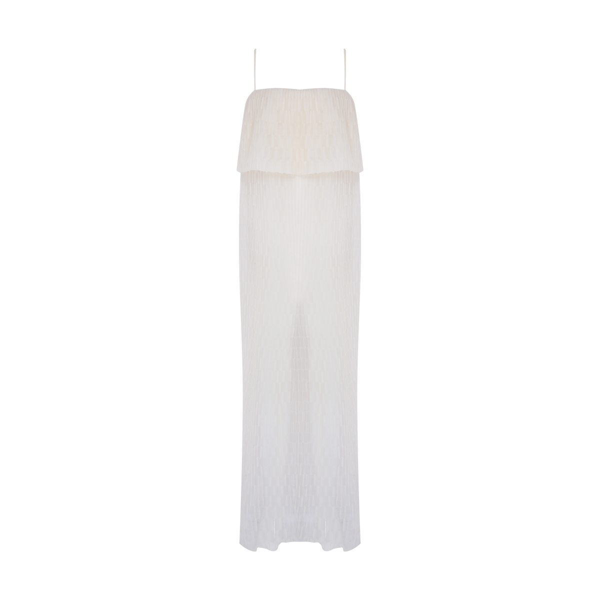 Vestido Longo Bege Paula Raia