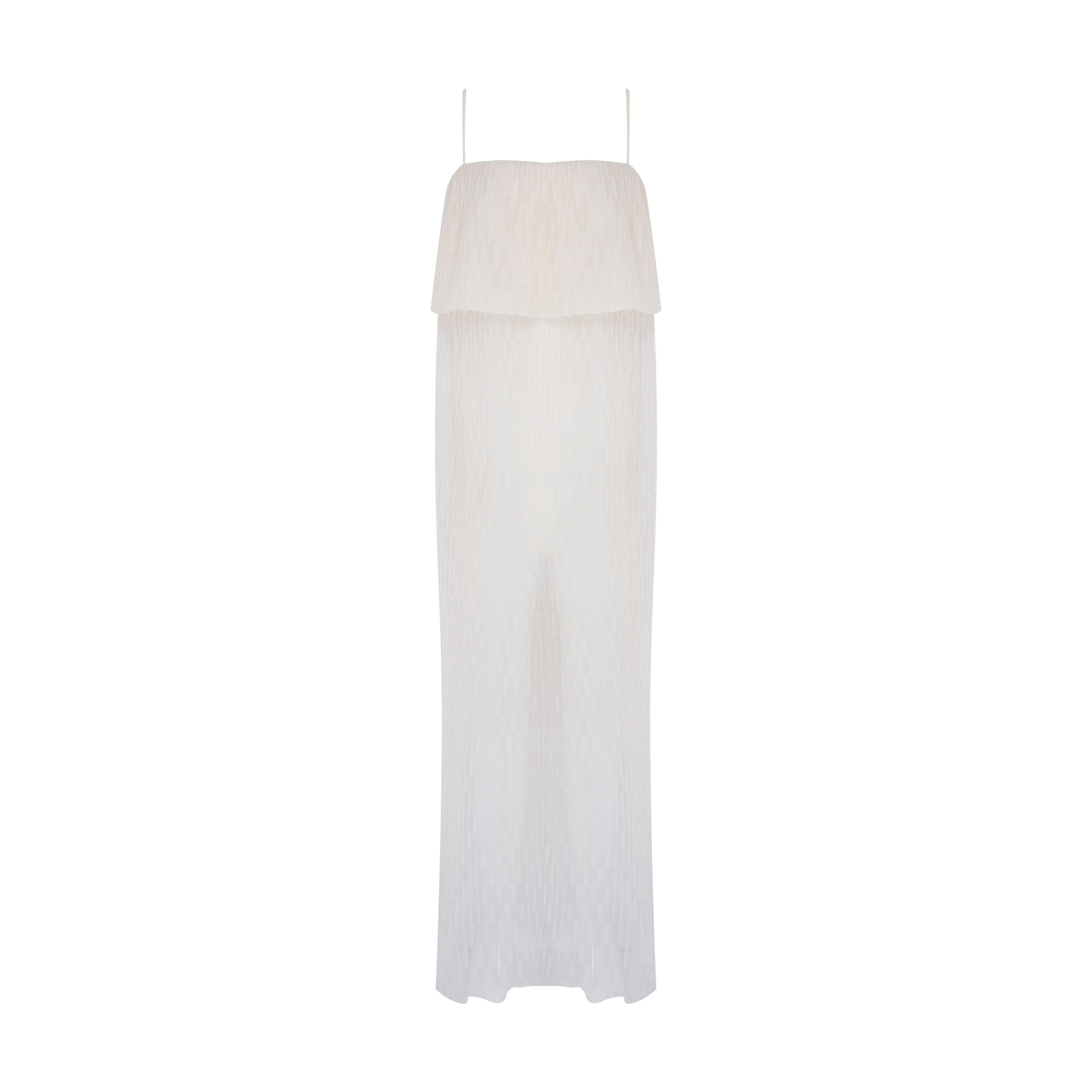 Vestido Longo Bege Paula Raia