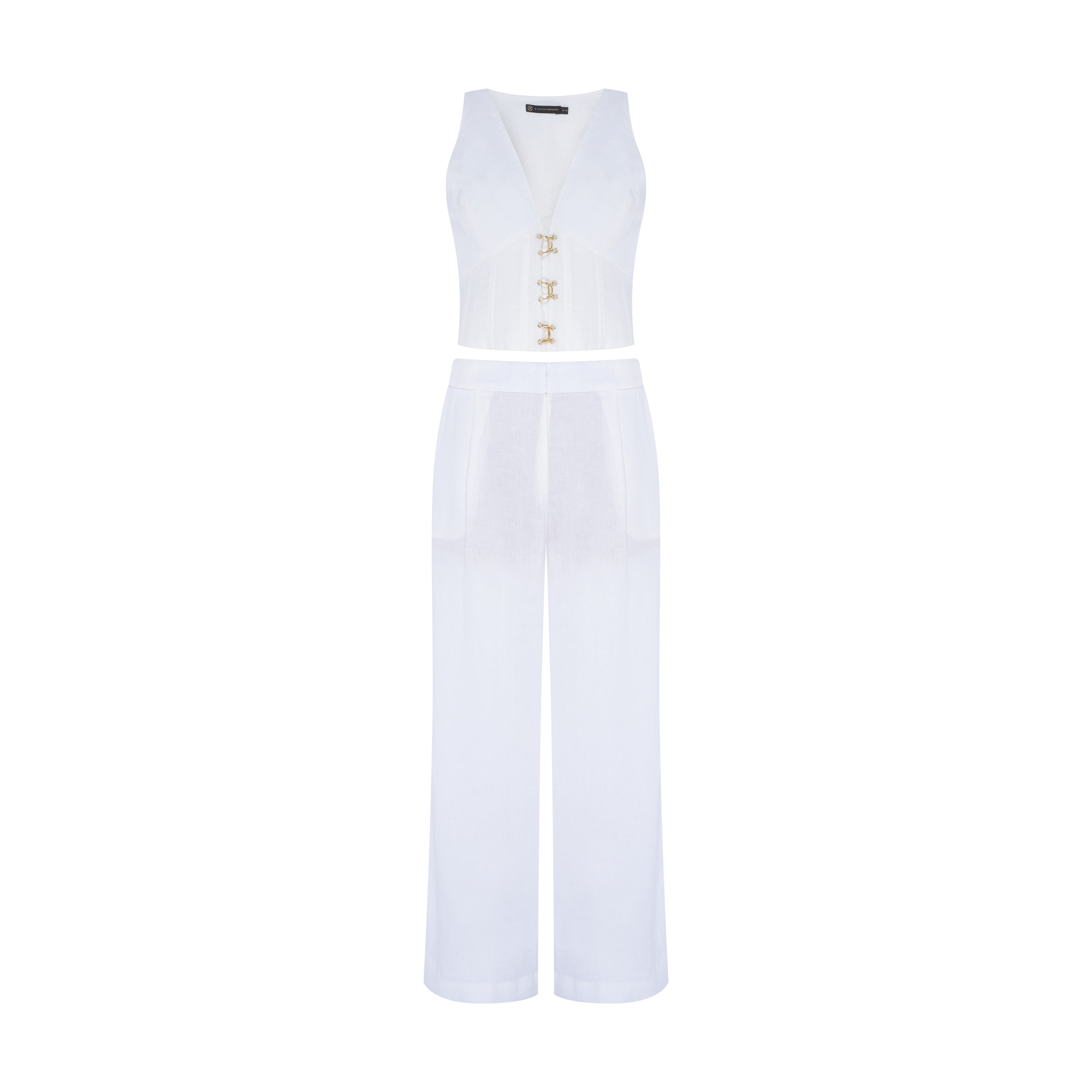 Conjunto Alfaiataria Branco Vix
