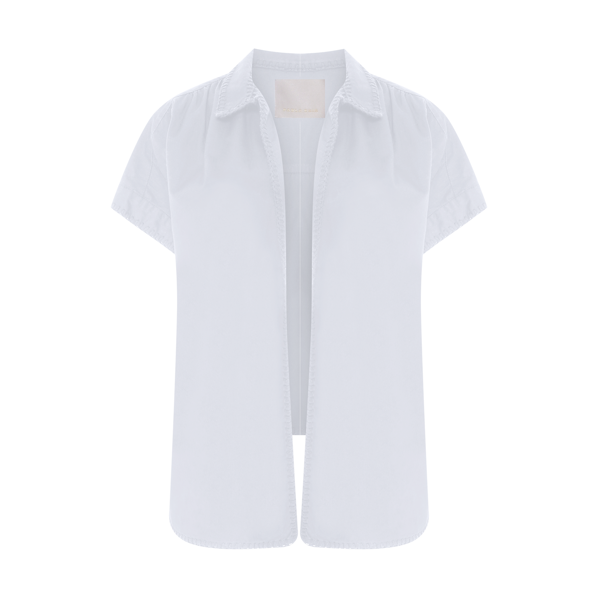 Camisa Amarrada Branca Paula Raia