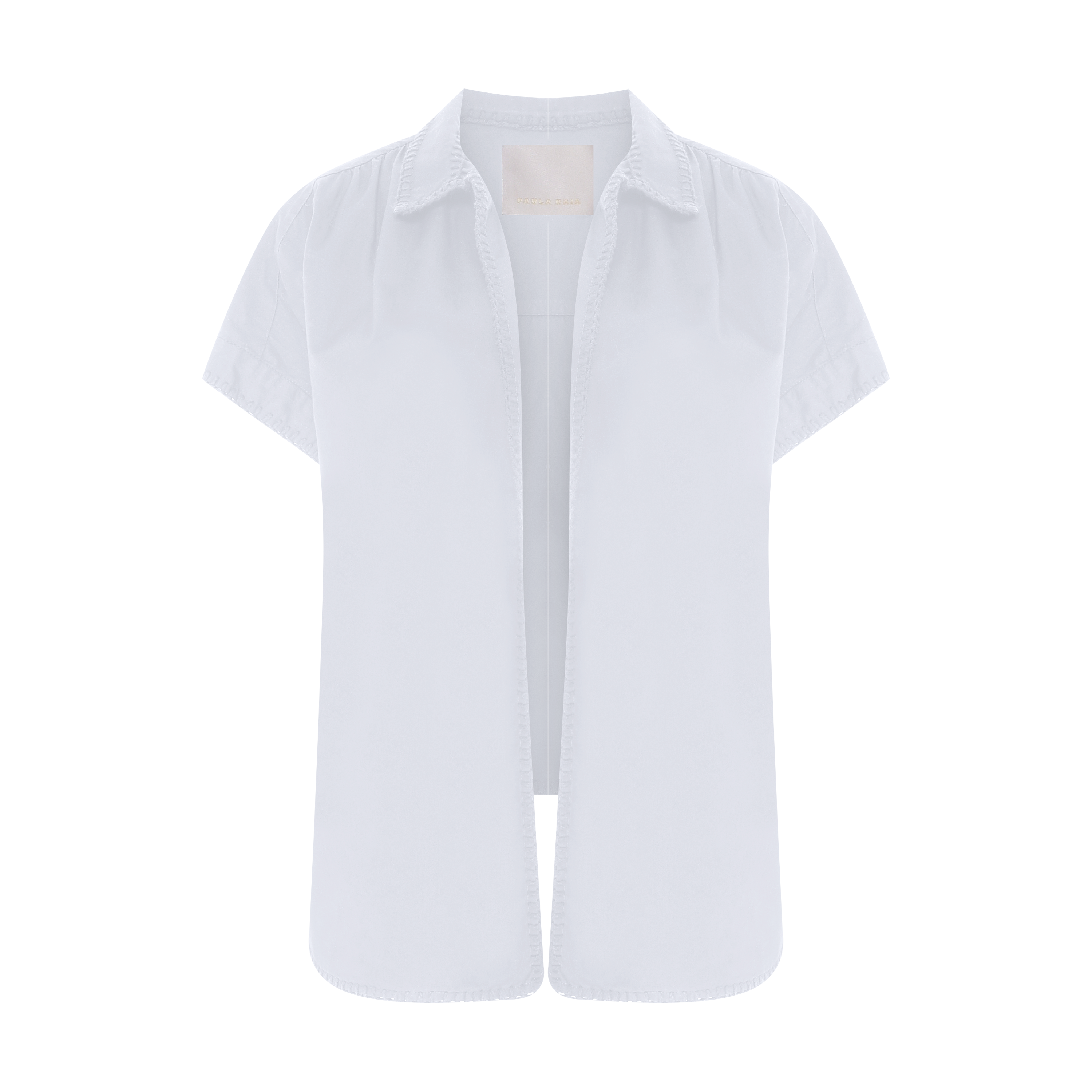 Camisa Amarrada Branca Paula Raia