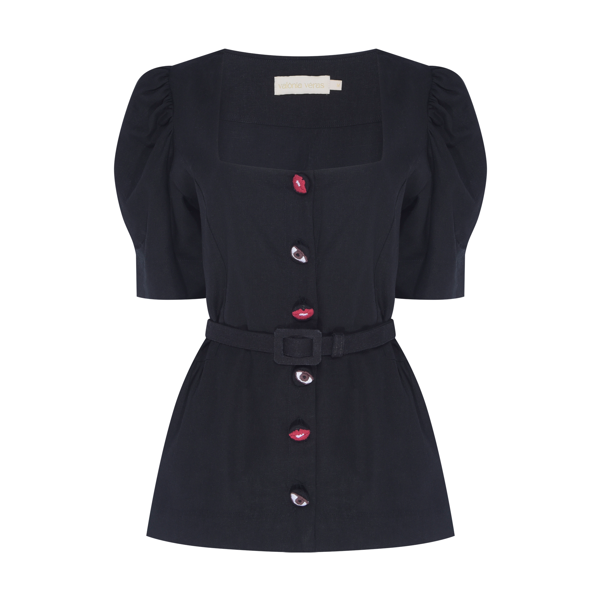 Blusa Preta Valônia Veras