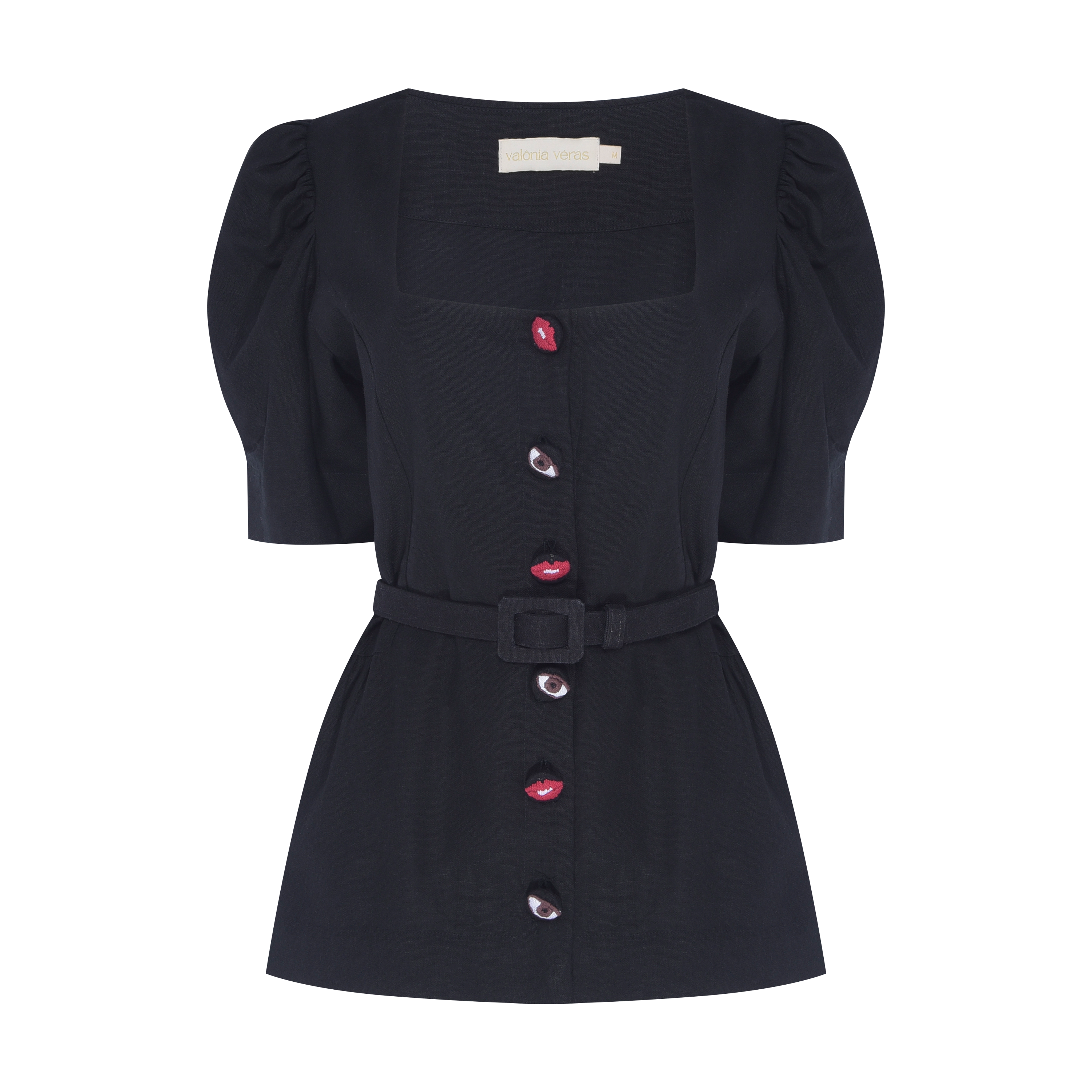 Blusa Preta Valônia Veras