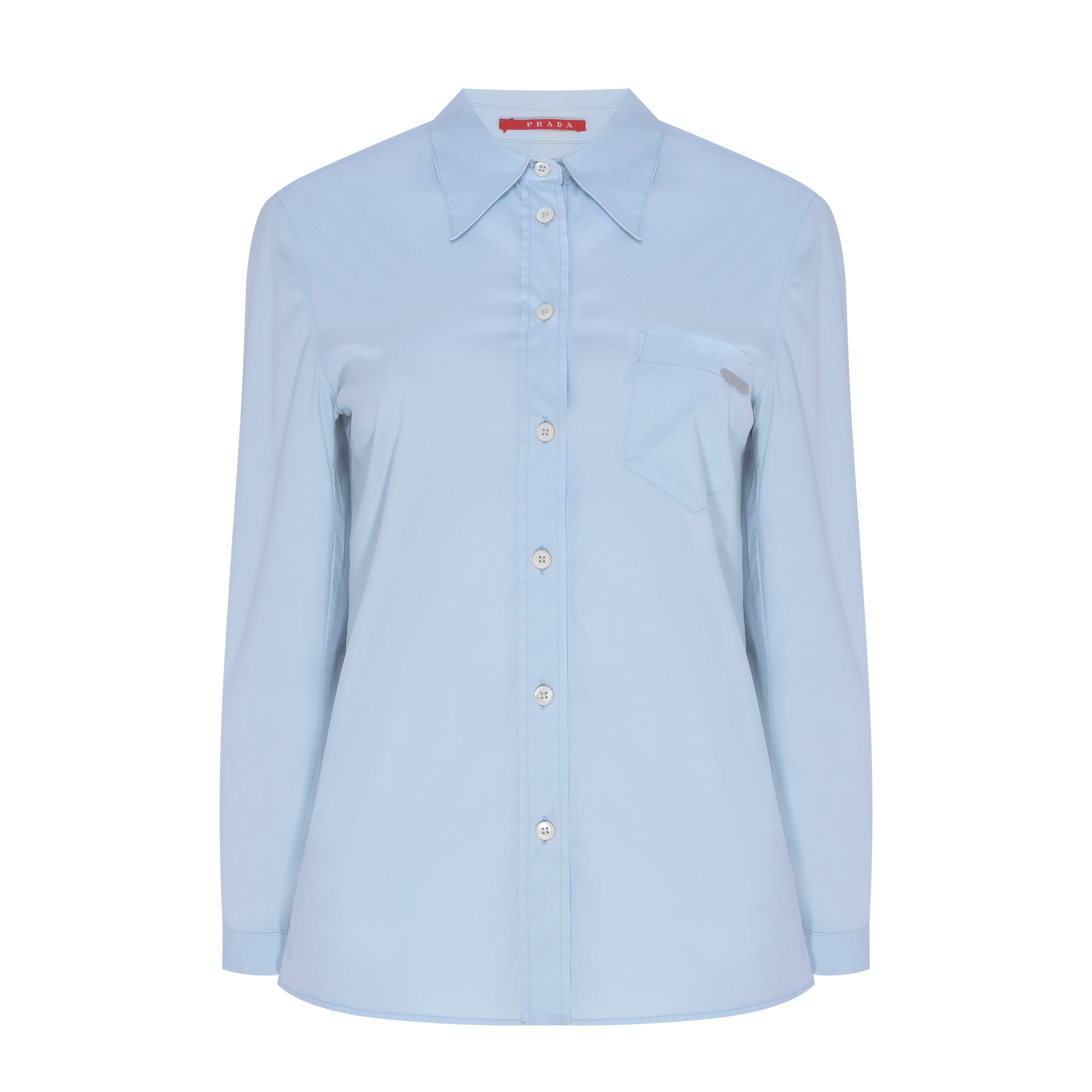 Camisa Azul Prada