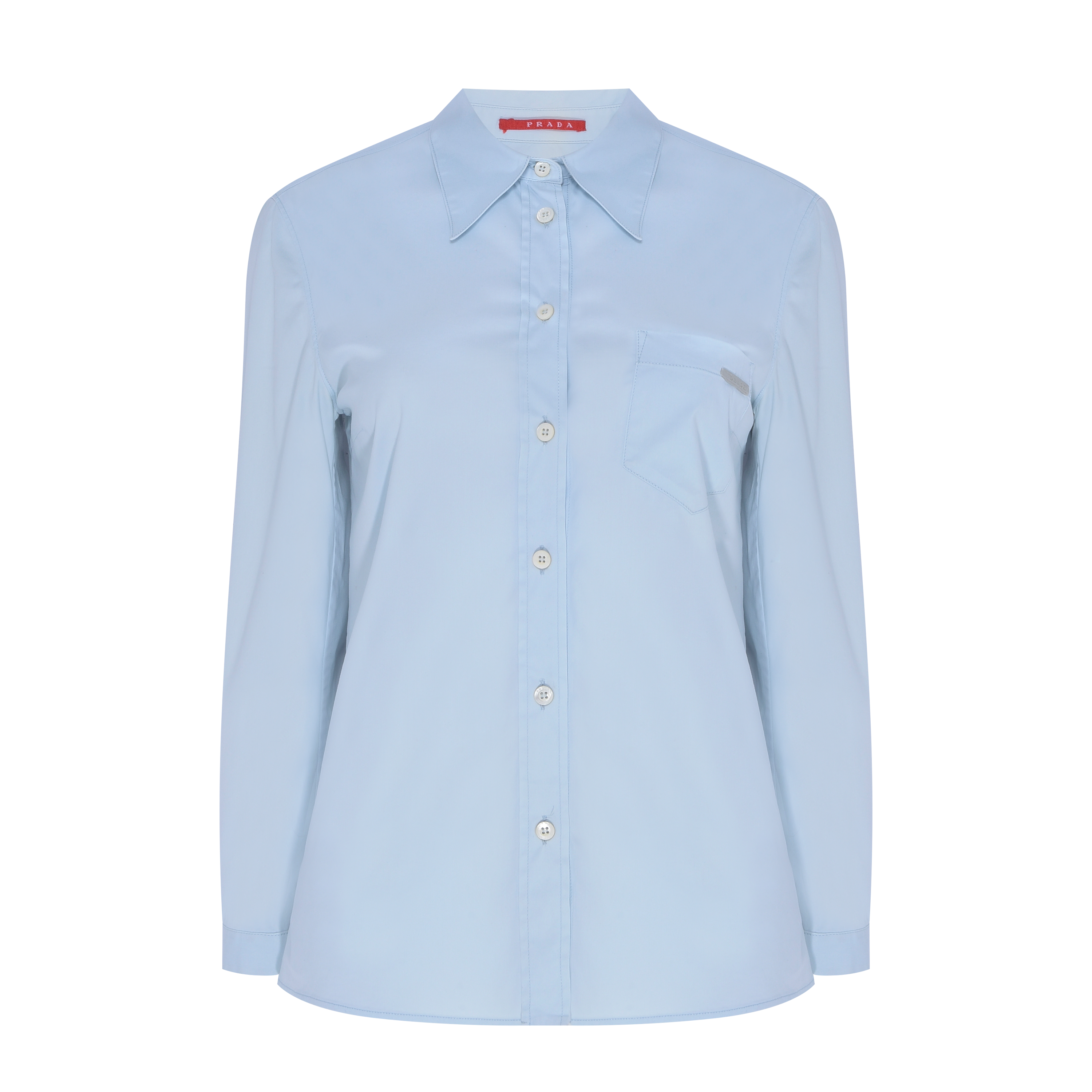 Camisa Azul Prada