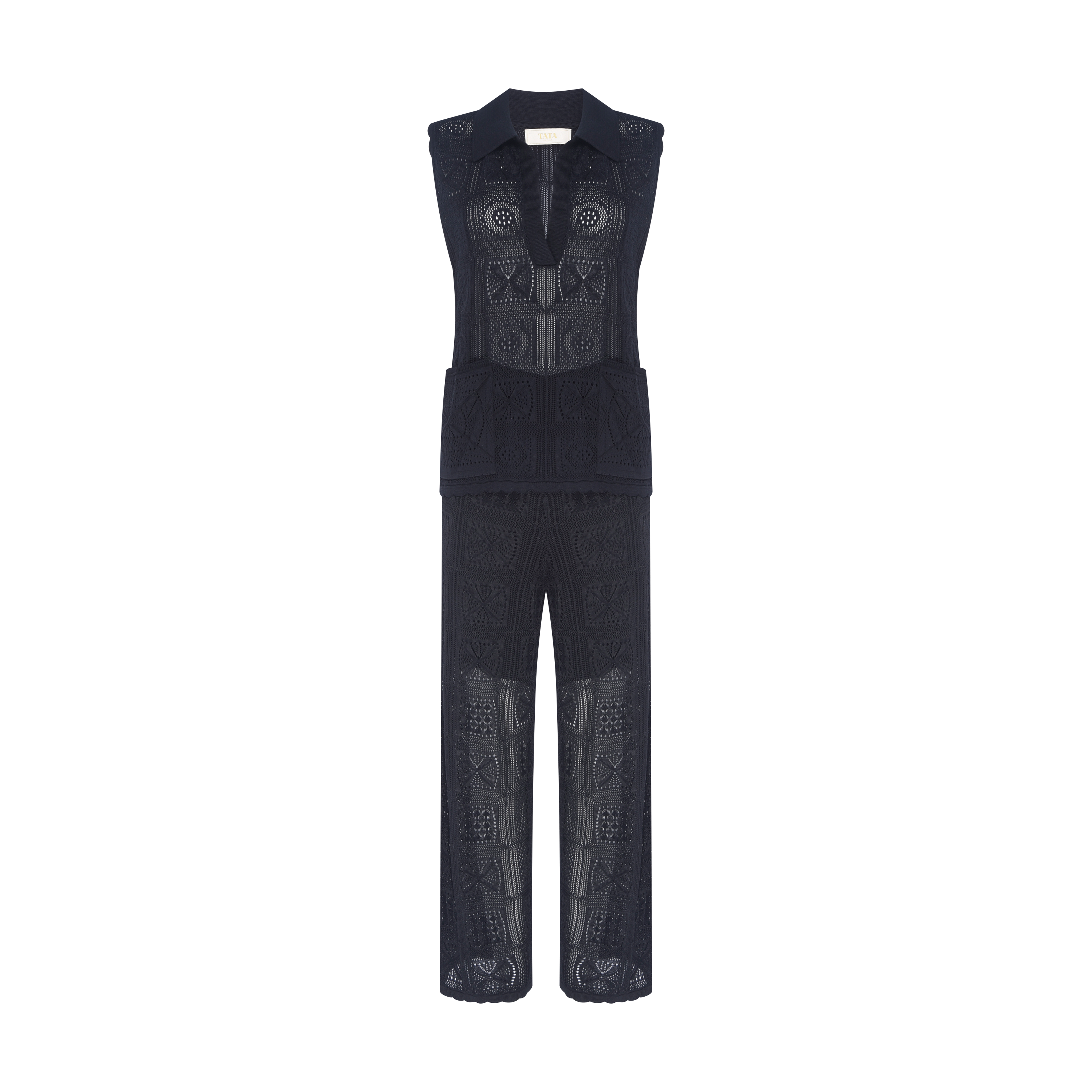 Conjunto Preto Tata Knitwear