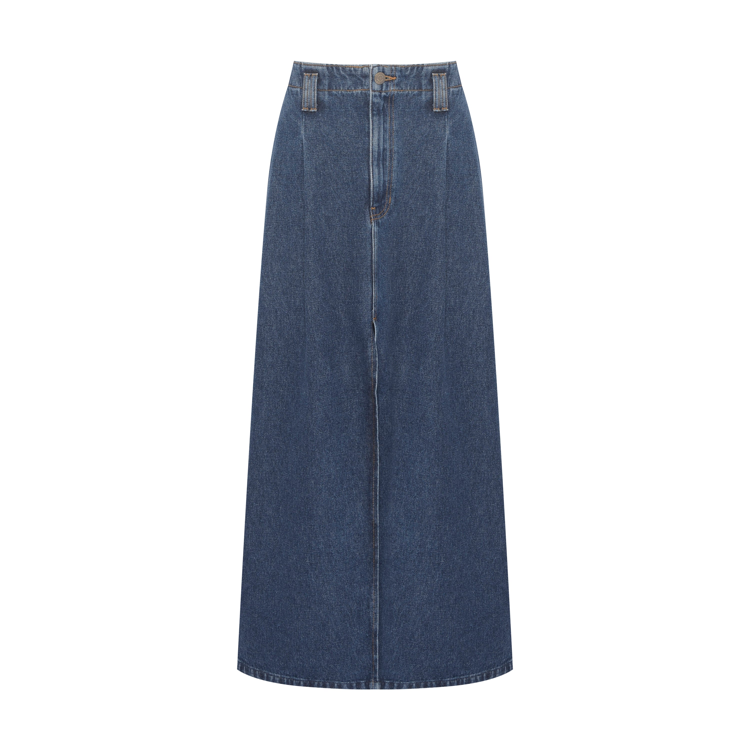Saia Midi Jeans Nati Vozza