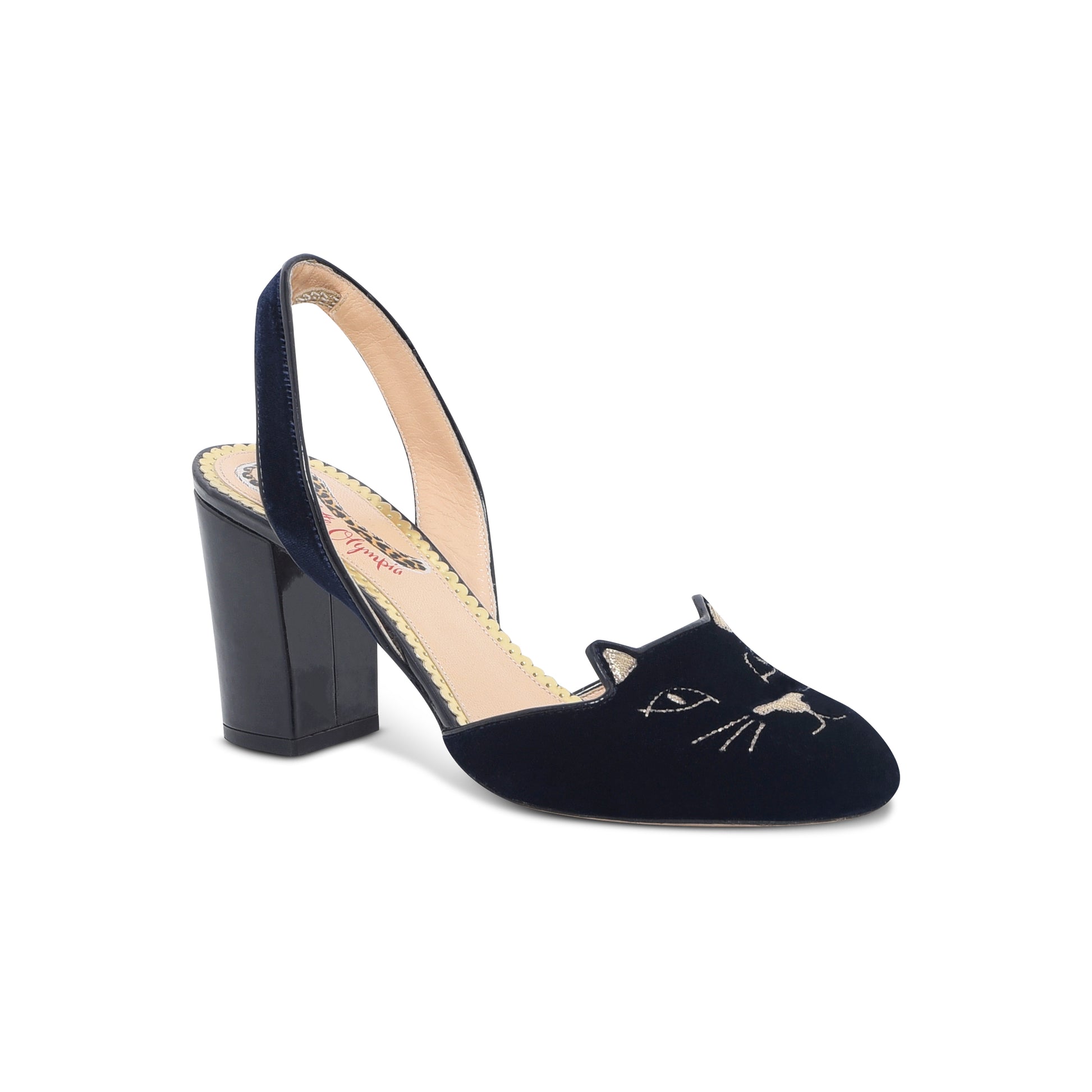 Sapato Azul Charlotte Olympia