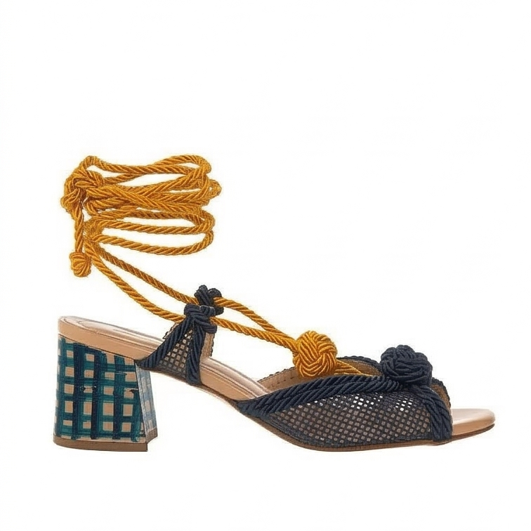 Sandália Multicolorido Lane Marinho