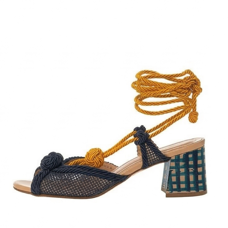 Sandália Multicolorido Lane Marinho