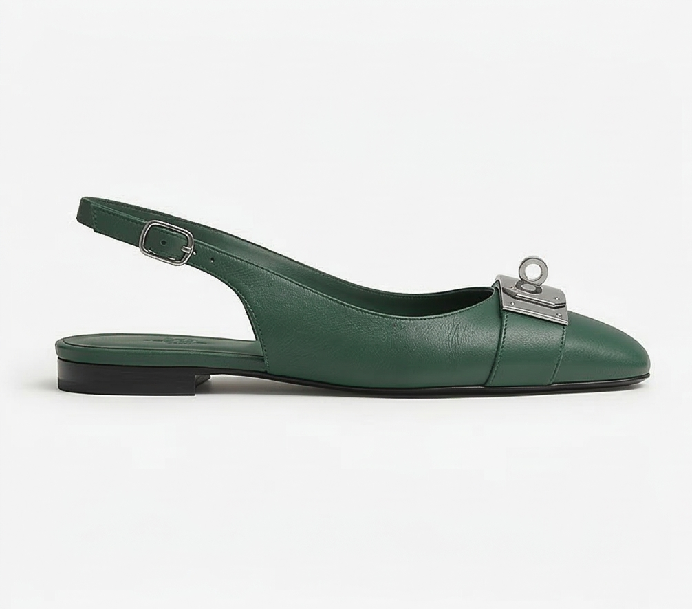 Sapato Verde Hermès