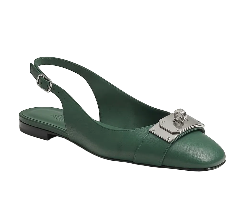 Sapato Verde Hermès